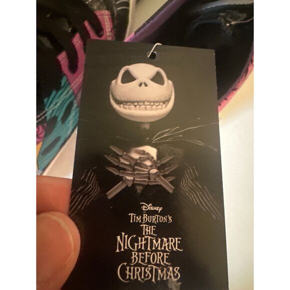 Disney Nightmare Before Christmas Jack & Sally High Top Sneakers Women’s 7.5 NWT - Picture 6 of 7